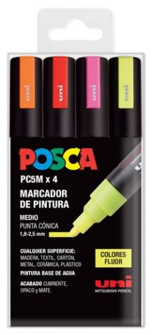MARCADOR T.OPACA NO PERM. UNI POSCA 1.8-2.5mm (PC-
