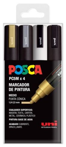 MARCADOR T.OPACA NO PERM. UNI POSCA 1.8-2.5mm (PC-