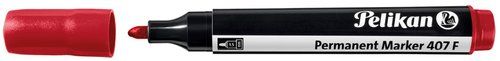 ROTULADOR PERMANENTE PELIKAN 407 F ROJO