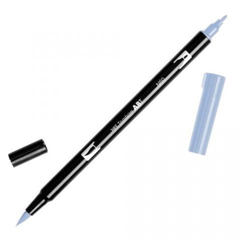 ROTULADOR TOMBOW DOBLE PUNTA PINCEL GRIS FRIO 6