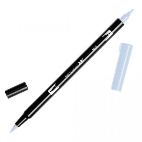 ROTULADOR TOMBOW DOBLE PUNTA PINCEL GRIS FRIO 1