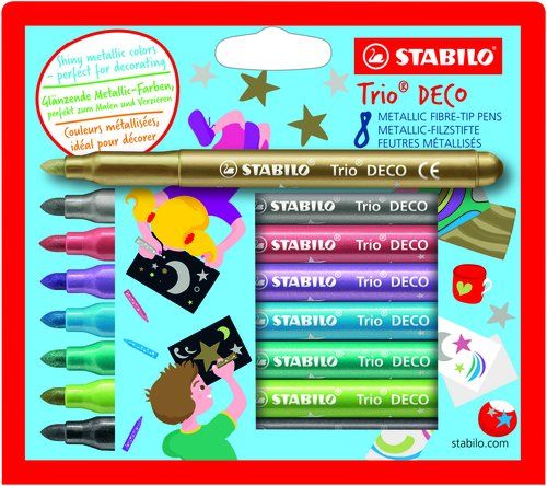 ROTUL.STABILO TRIO DECO 377 ESTUCHE 8