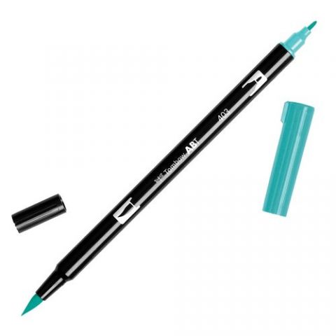 ROTULADOR TOMBOW DOBLE PUNTA PINCEL AZUL BRILLANTE