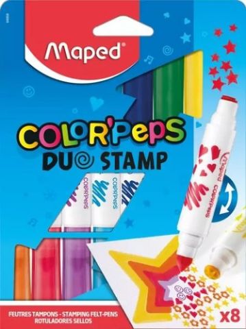 ROTULADOR FIBRA MAPED COLOR´PEPS DUO STAMP ULTRA L