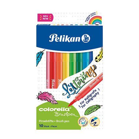ROTULADOR FIBRA PELIKAN COLORELLA BRUSHPEN SURTIDO