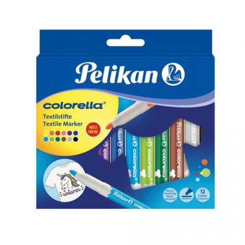 MARCADOR TEXTIL PELIKAN COLORELLA SURTIDO ESTUCHE