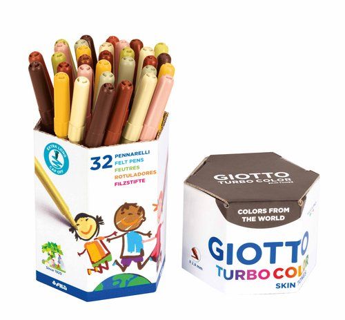 ROTULADOR FIBRA GIOTTO TURBO COLOR SKIN TONES BOTE