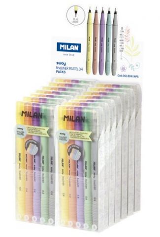ROTULADOR  MILAN SWAY FINELINER 0.4 mm EXPOSITOR d