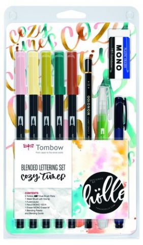 SET LETTERING TOMBOW COZY TIMES