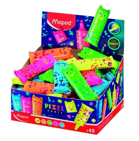 ROTUL. FLUOR MAPED MINI FRIENDS EXP.48