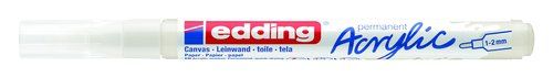 ROTUL.EDDING 5300 ACRYLIC 1-2 mm BLANCO