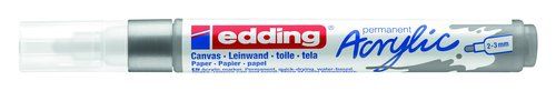 ROTUL.EDDING 5100 ACRYLIC 2-3 mm PLATA