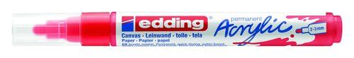 ROTUL.EDDING 5100 ACRYLIC 2-3 mm ROJO TR