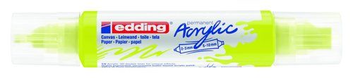 MARCADOR ACRYLIC EDDING 5400 3D DOBLE PUNTA (2-3/5