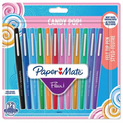 ROTUL.PAPER MATE CANDY POP SURT.B/12