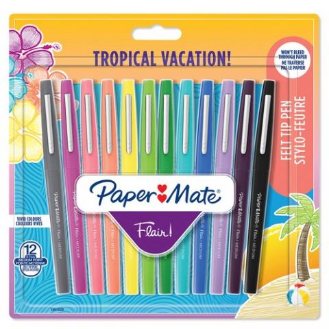 ROTUL.PAPER MATE TROP.VACAC. SURT.B/12