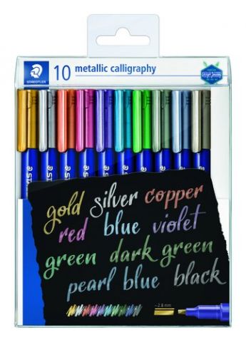 ROTULADOR FIBRA STAEDTLER METALLIC CALLIGRAPHY CAL