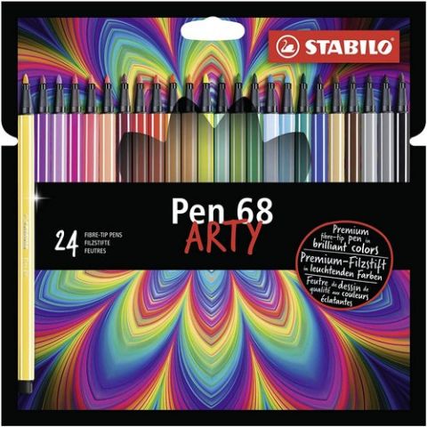 ROTUL.STABILO PEN 68 ARTY LINE C/24