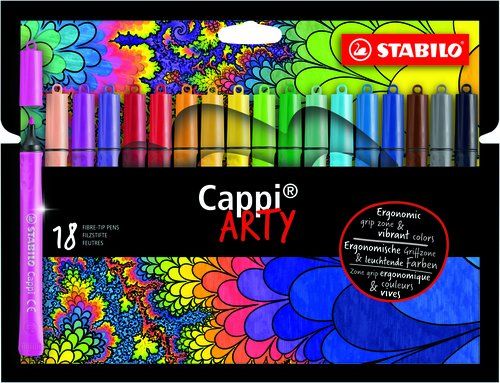 ROTULADOR FIBRA STABILO CAPPI 168 ARTY LINE estuch