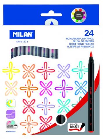 ROTUL. MILAN PUNTA PINCEL CAJA 24