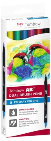ROTULADOR TOMBOW DOBLE PUNTA PINC. EST 6