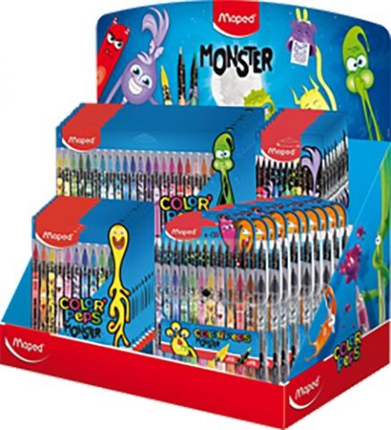 ROTULADOR FIBRA MAPED COLOR´PEPS MONSTER SURTIDO E