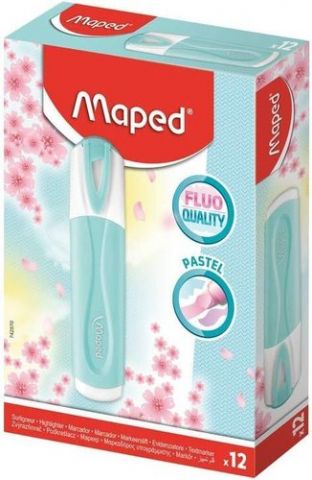 MARCADOR FLUOR MAPED FLUO PEPS CLASSIC PASTEL AZUL