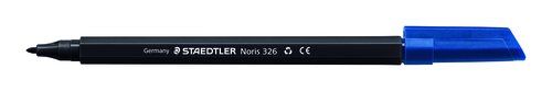 ROTULADOR FIBRA STAEDTLER  326 NORIS CLUB NEGRO