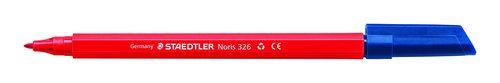 ROTULADOR FIBRA STAEDTLER  326 NORIS CLUB ROJO