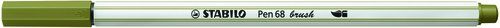 ROTUL.STABILO PEN 68  BRUSH VERDE MUSGO