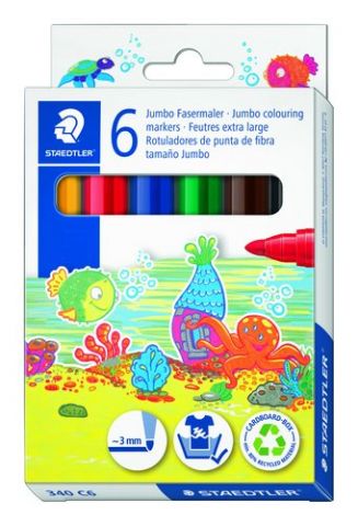 ESTUCHE 6 MARCADORES WATERCOLOR