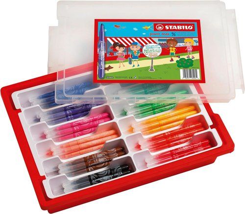 ROTULADOR FIBRA STABILO POWER MAX SCHOOLPACK de 96