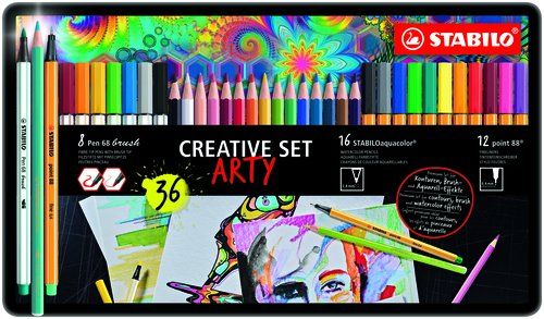 ROTULADOR FIBRA STABILO PEN 68/POINT 88/AQUACOLOR