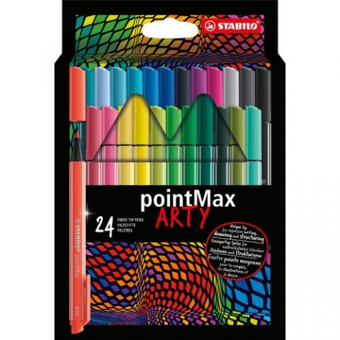 ROTULADOR FIBRA STABILO POINTMAX ARTY LINE ESTUCHE