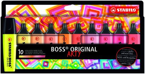 ROTUL. FLUOR. BOSS ARTY LINE CALIDO E/10