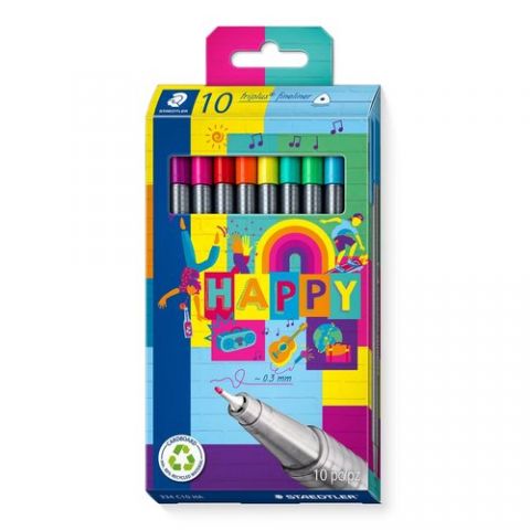 ROTULADOR FIBRA STAEDTLER  334 TRIPLUS FINELINER H