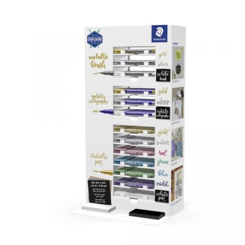 MARCADOR T.OPACA NO PERM. STAEDTLER METALICO EXPOS