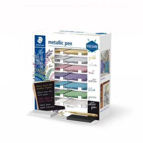 MARCADOR T.OPACA NO PERM. STAEDTLER 8323 METALICO