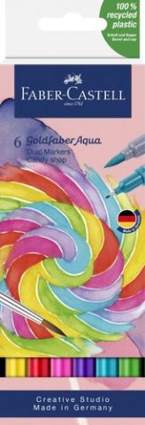 ROTULADORES ACUARELABLES FABER-CASTELL GOLDFABER A