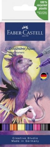ROTULADORES ACUARELABLES FABER-CASTELL GOLDFABER A