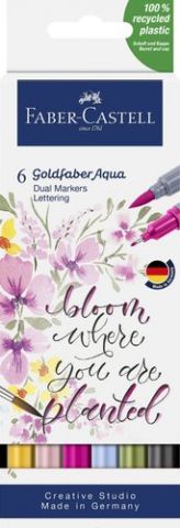 ROTULADORES ACUARELABLES FABER-CASTELL GOLDFABER A