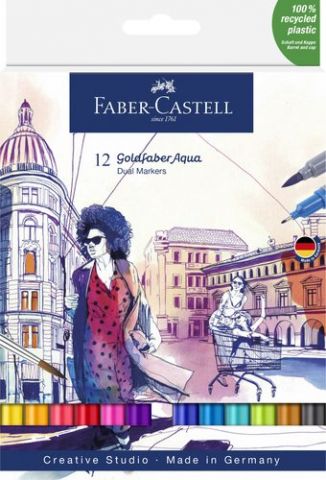 ROTULADORES ACUARELABLES FABER-CASTELL GOLDFABER A