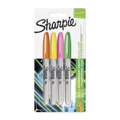 ROTULADOR PERMANENTE SHARPIE NEON F BLISTER DE 4
(