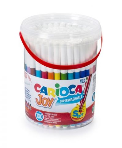 ROTULADOR FIBRA CARIOCA JOY SUPERLAVABLE BOTE de 1