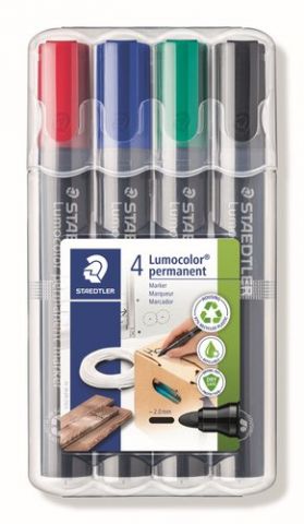 MARCADOR PERMANENTE STAEDTLER 352 LUMOCOLOR CONICO