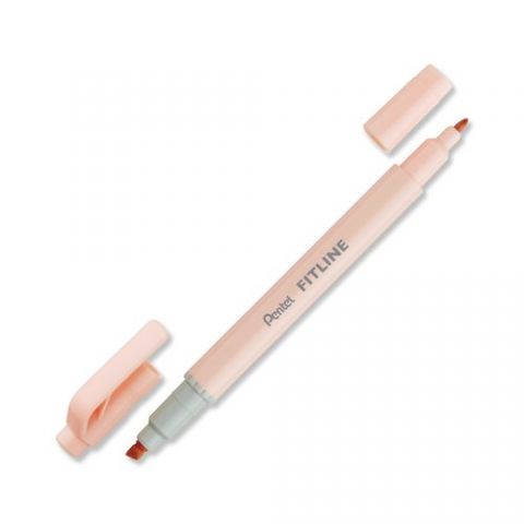 MARCADOR FLUOR PENTEL DOBLE PUNTA NARANJA PASTEL