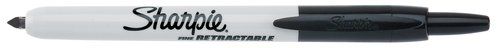 MARCADOR PERMANENTE SHARPIE RETRACTIL NEGRO