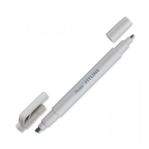 MARCADOR FLUOR PENTEL DOBLE PUNTA GRIS PASTEL