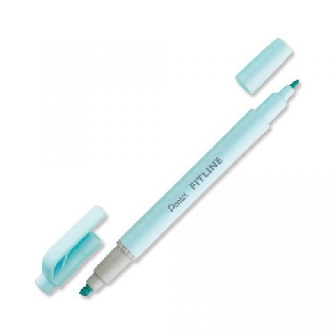 MARCADOR FLUOR PENTEL DOBLE PUNTA AZUL CLARO PASTE