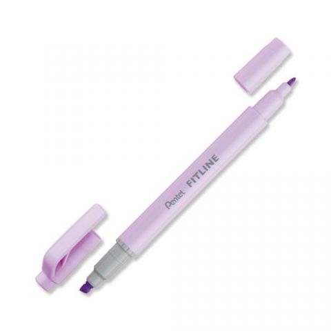 MARCADOR FLUOR PENTEL DOBLE PUNTA VIOLETA PASTEL